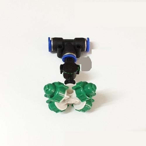 10 Béc phun sương 4 hướng gắn T 8mm