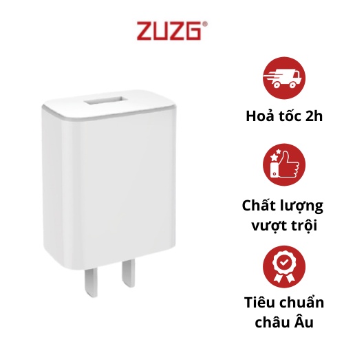 Củ sạc nhanh iphone samsung  ZUZG 2.4A 10w U01