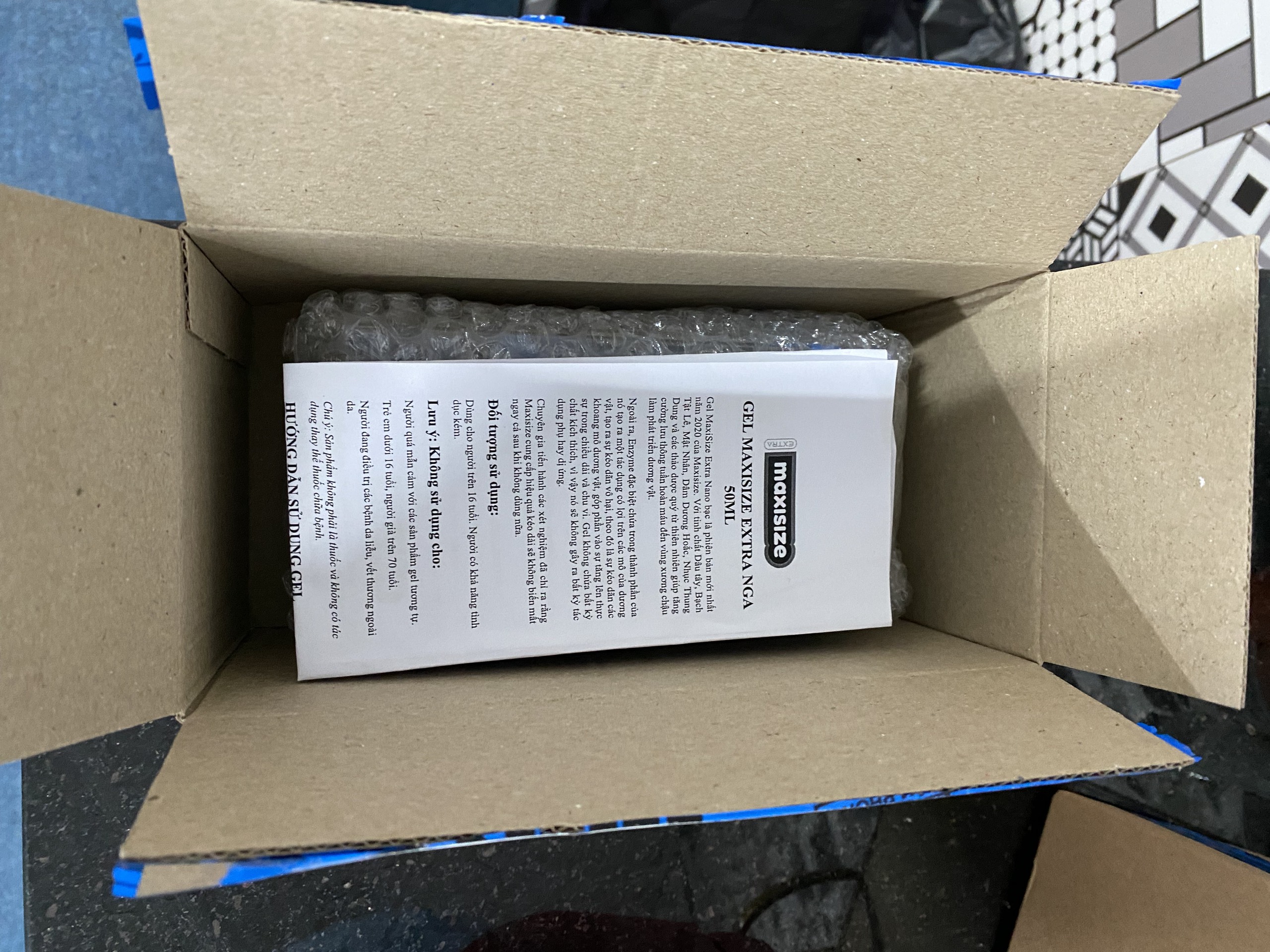 Combo 2 Gel Maxisize Extra Nga cao cấp phiên bản giới hạn - Gel dành cho nam - hàng chính hãng - tăng kích thước cho cậu bé