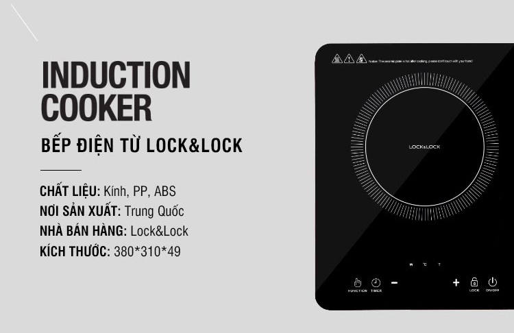 Bếp điện từ Lock & Lock  EJI411- Hàng mới 100%