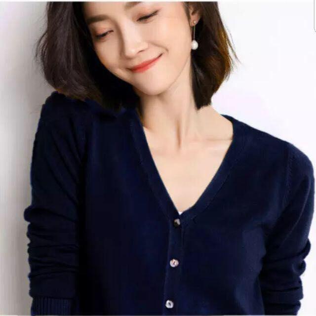 Áo khoác len cardigan lông cừu