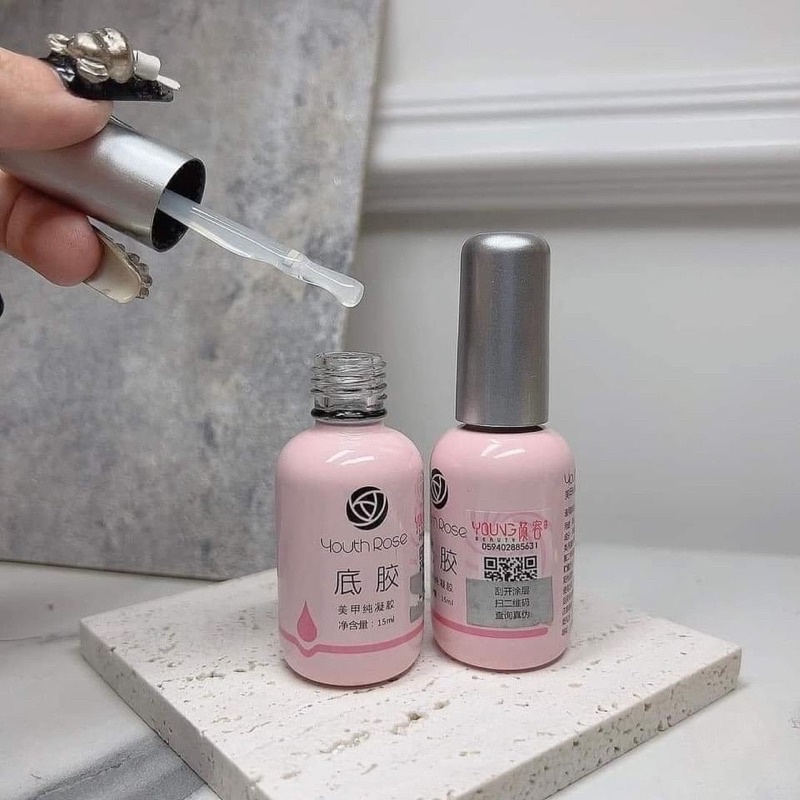 BASE TOP CỨNG MÓNG HOA HỒNG 15ml HÀNG CHÍNH HÃNG