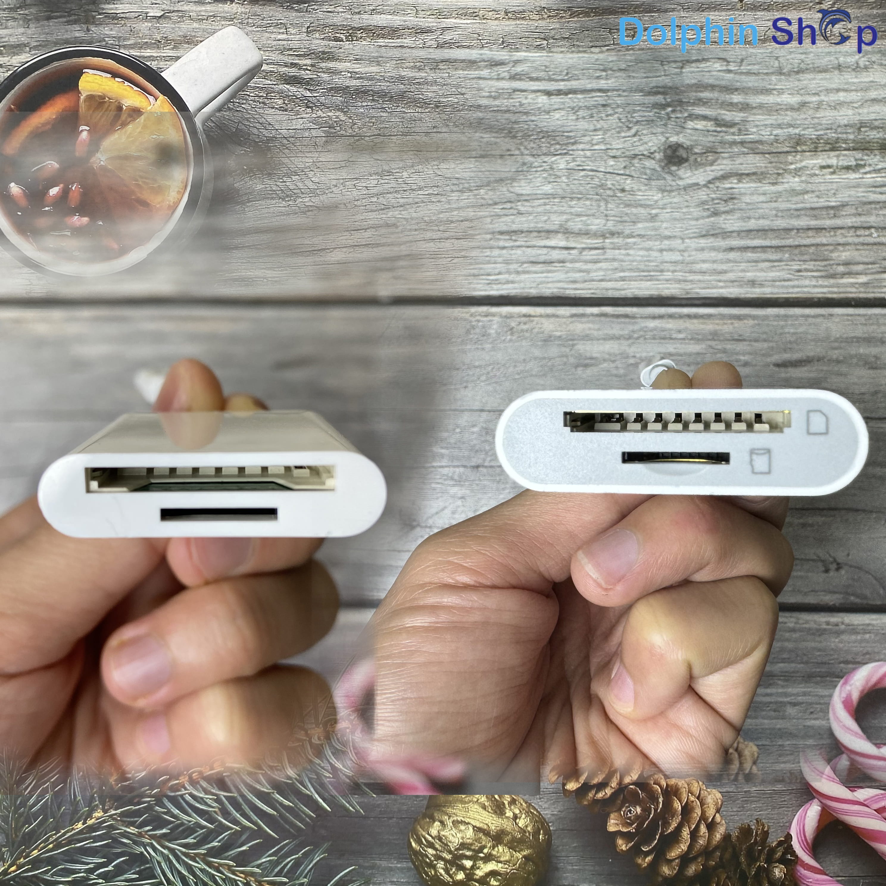 Cổng OTG iPhone, iPad Từ Lightning Sang Đầu Đọc Thẻ Nhớ SD, Micro SD Earldom OT47 / Mobile Sync 3.0