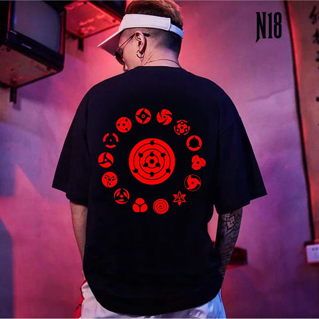 Hot áo thun naruto n18 japan tay lỡ oversize unisex