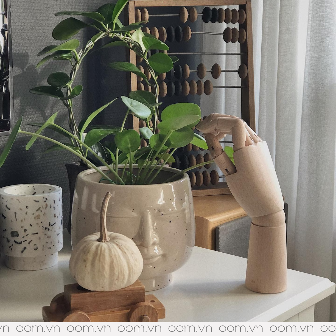 TAY GỖ TRANG TRÍ FING - Scandinavian Decor