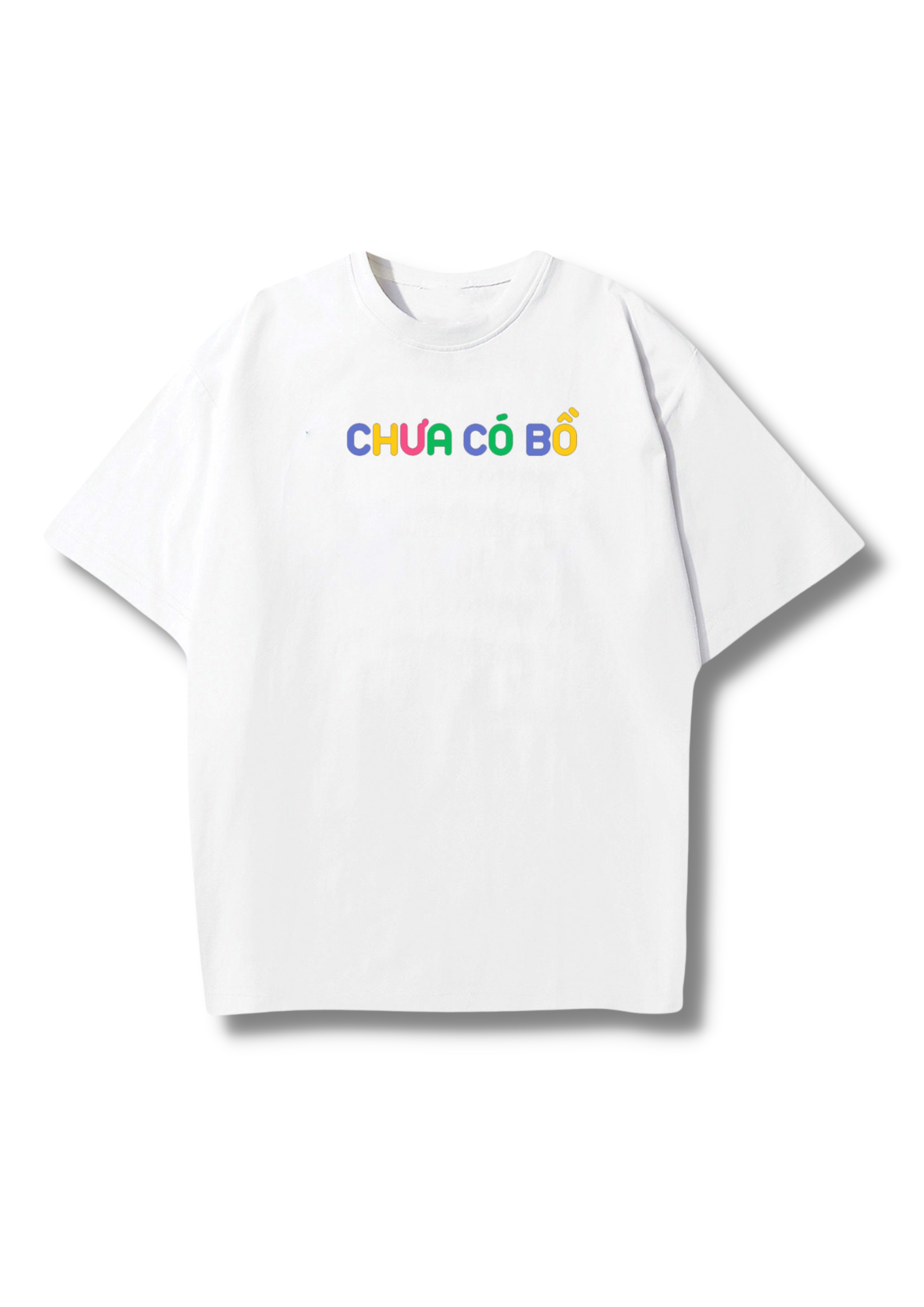 Áo thun unisex nam nữ form rộng tay lỡ in chữ Đã có bồ Chưa có bồ siêu hot nhiều size