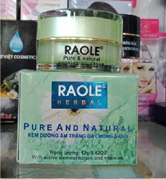 Kem Raole trắng da, dưỡng ẩm, chống nắng 12g