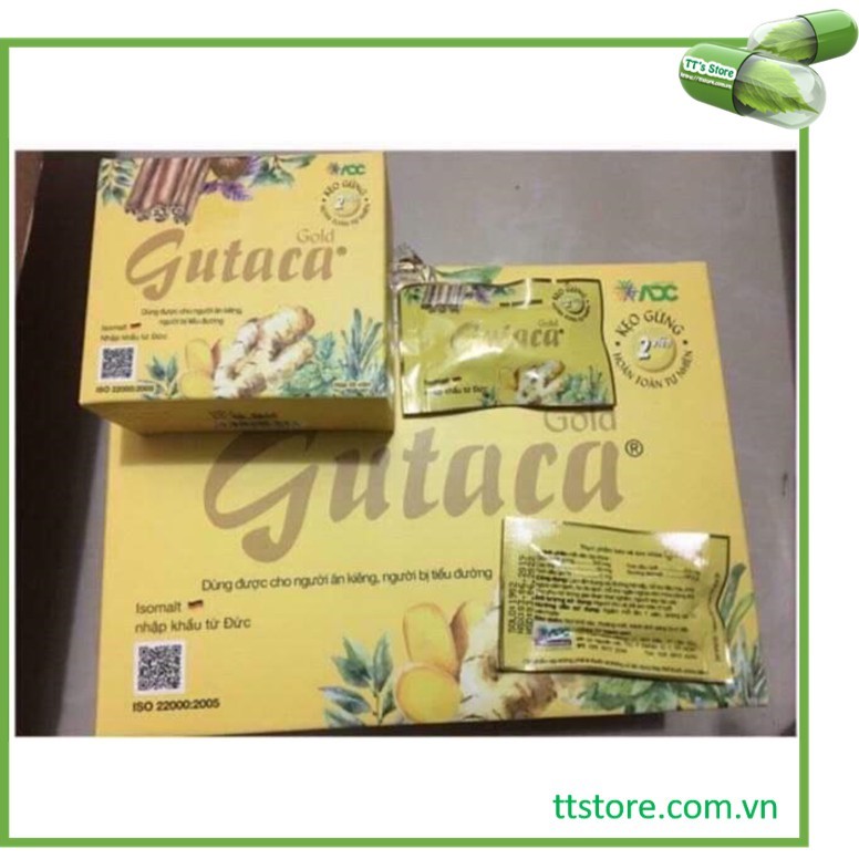 Kẹo Gừng GUTACA [Hộp 200 viên] - [gucata, gutacar]
