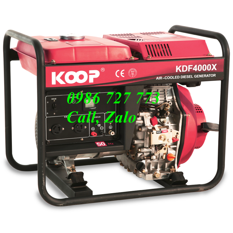 Máy phát điện chạy dầu 3kw Koop KDF4000X