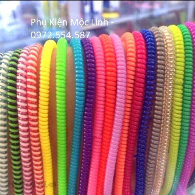 Dây cuốn sạc điện thoại