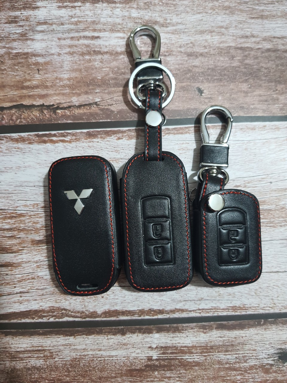 BAO DA CHÌA KHÓA MITSUBISHI BẢN CHÌA CƠ 2 NÚT