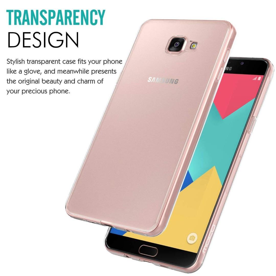 Ốp Silicon cho Samsung Galaxy A9 / A9 Pro Trong suốt (Loại A+ chống ố vàng)