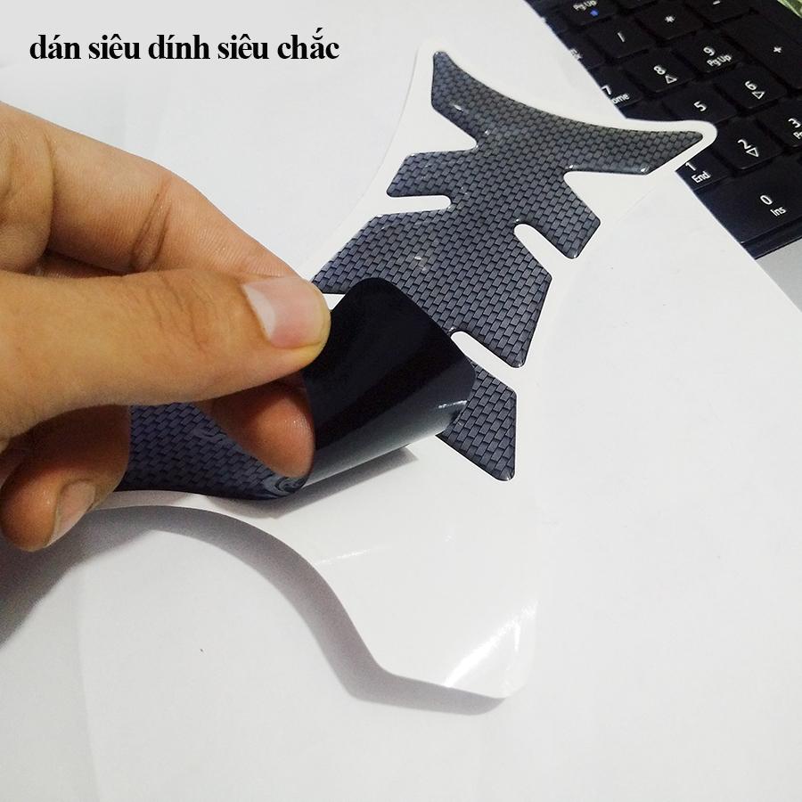 Miếng dán Bảo vệ Bình Xăng 3D Carbon Cho XE MÁY