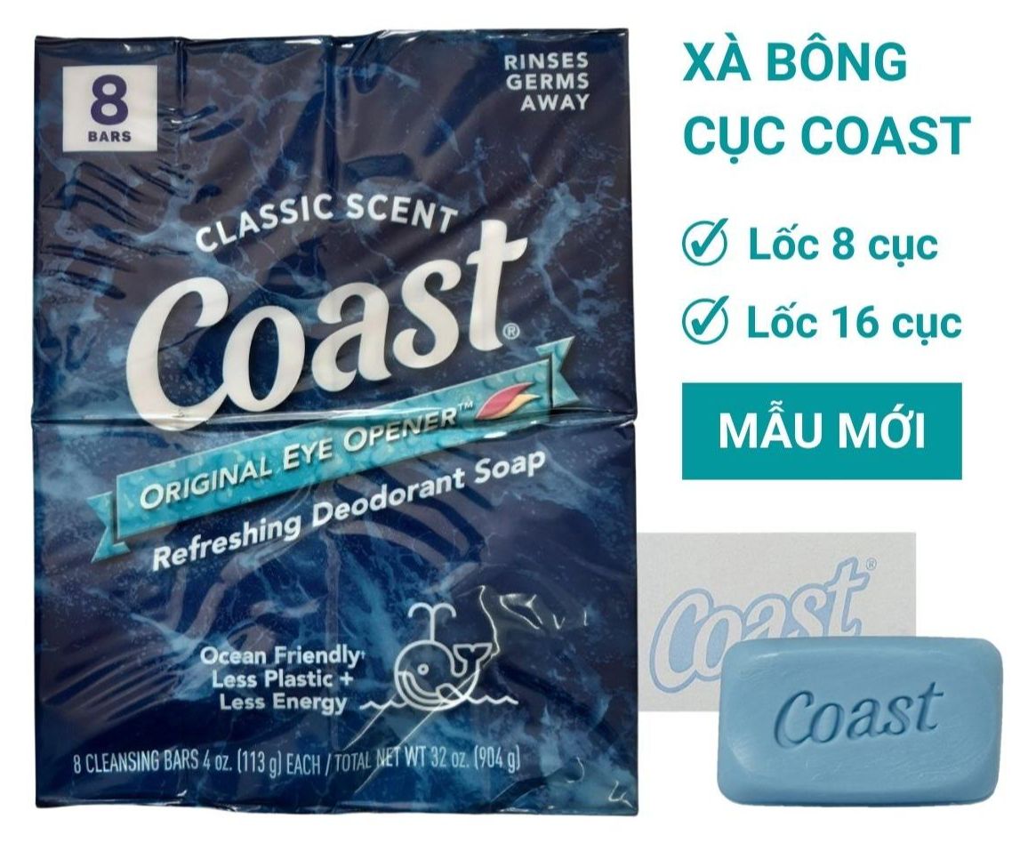 Xà bông Coast của Mỹ lốc 8 cục