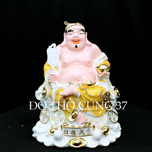 [ Cao 20 cm - MS 31 V ] TƯỢNG THẦN TÀI - THỔ ĐỊA  ÁO VÀNG  [ Bột đá + composite ]
