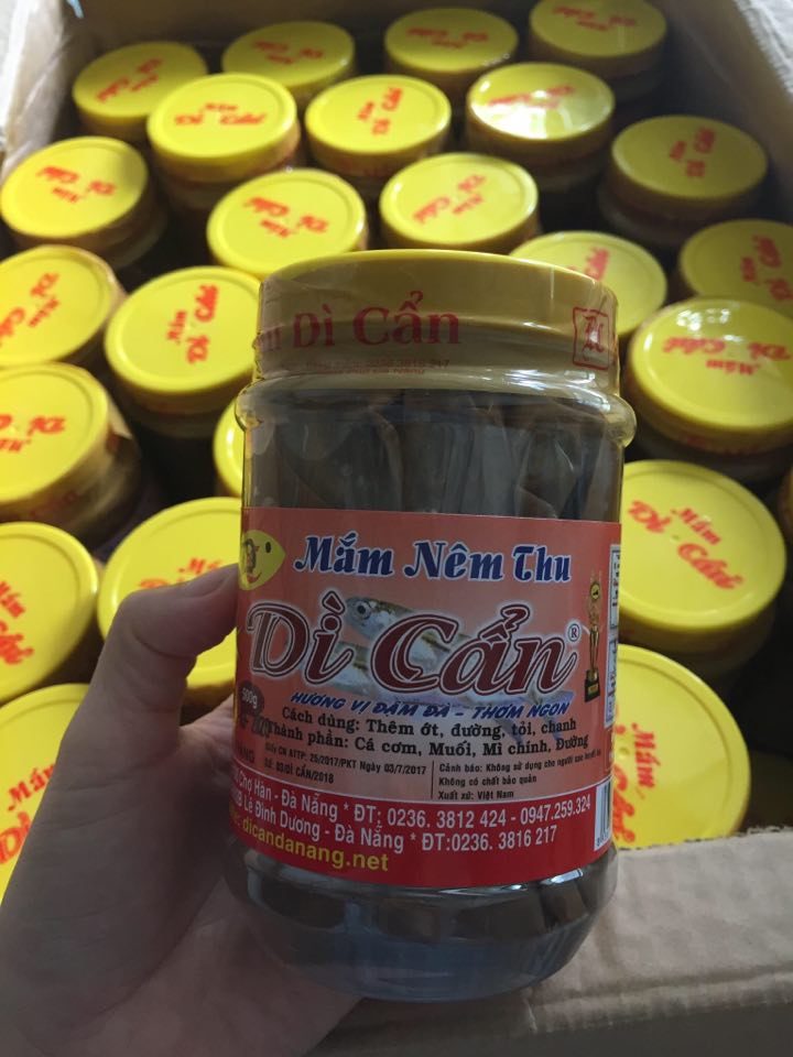 Mắm nêm Dì Cẩn hộp 500g