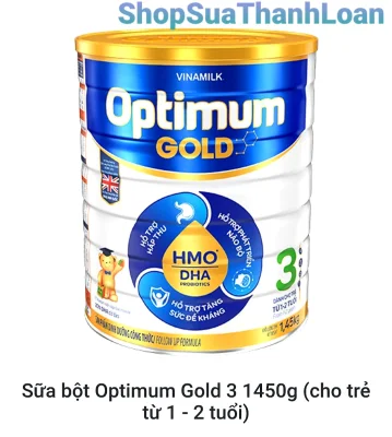 [HSD T5-2023] COMBO 2 HỘP SỮA BỘT OPTIMUM GOLD 3 1.45KG (CHO TRẺ TỪ 1 - 2 TUỔI)
