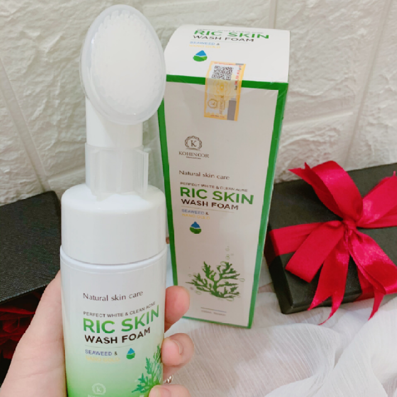Sữa rửa mặt Ric Skin ngăn ngừa mụn, dưỡng trắng da cao cấp
