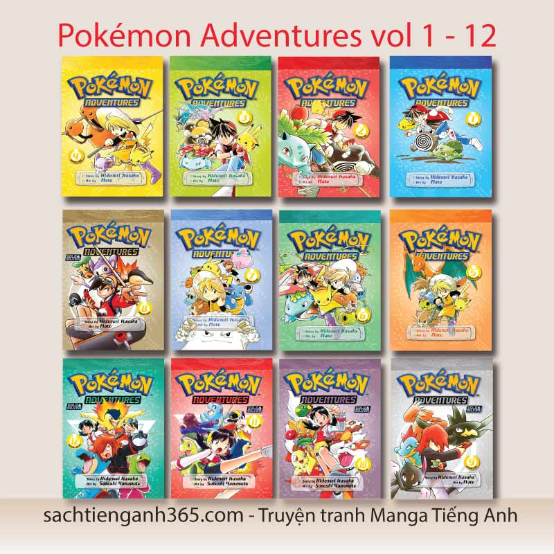 Pokemon Adventures - Manga T.Anh Vol 1-29 (Update)