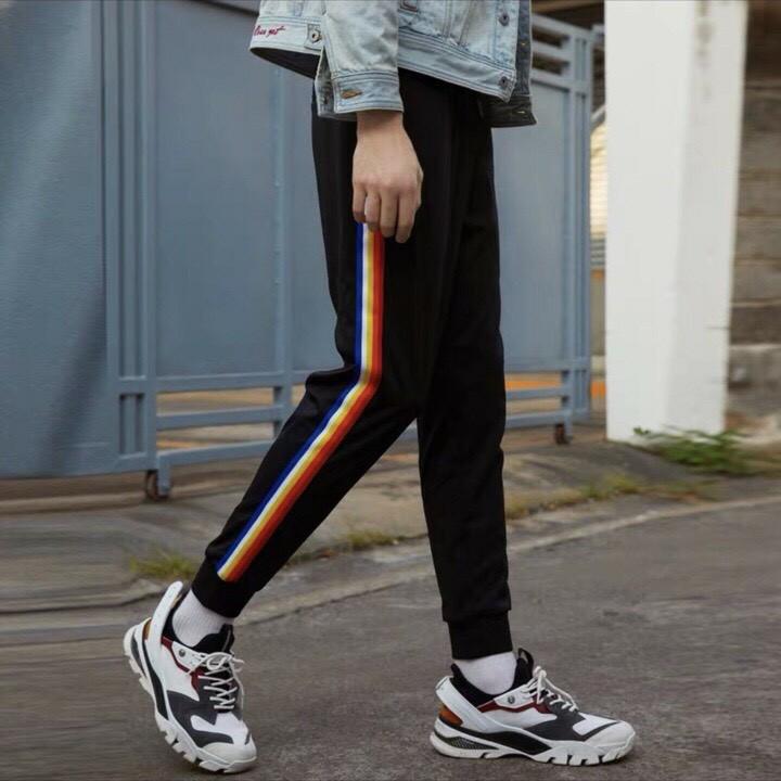 [XẢ HÀNG] QUẦN JOGGER CHẠY SỌC|QuầnBo gấu nữ thể thao vải nỉ siêu ấm free size dưới 60kg