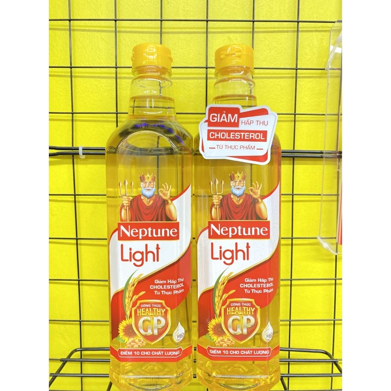 Dầu Ăn Thượng Hạng Neptune Light Chai 1 Lít