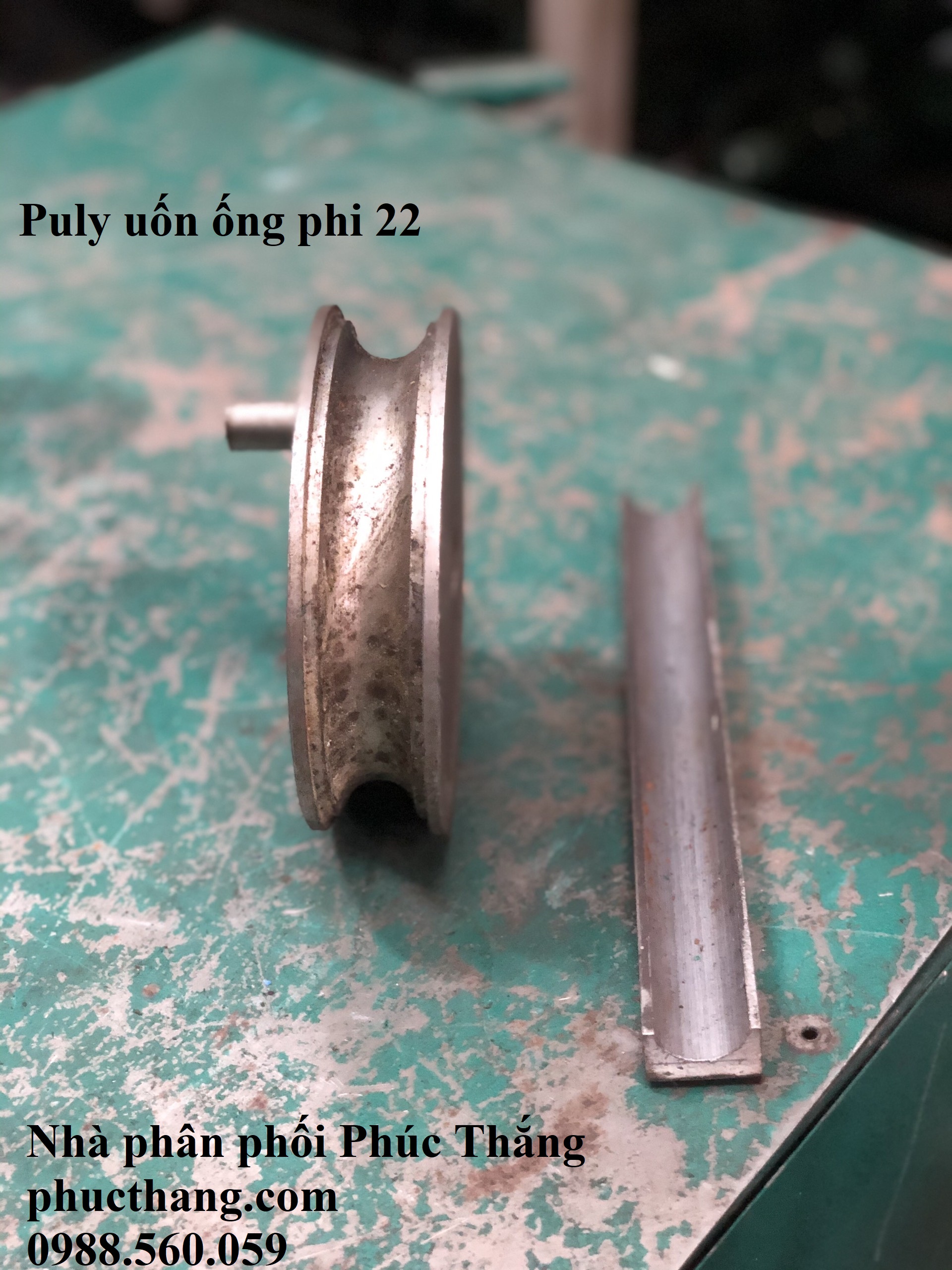 Puly uốn ống phi 22 - Vam uốn ống hộp