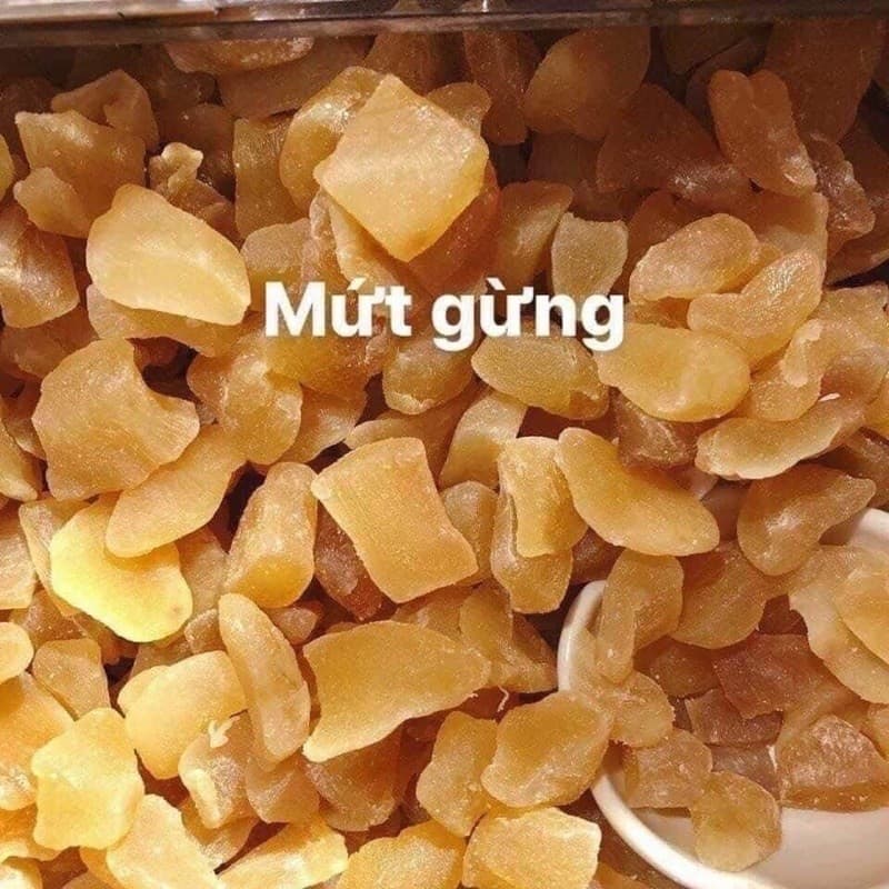 0.5kg Mứt Gừng Viên Sấy Dẻo Thái Lan
