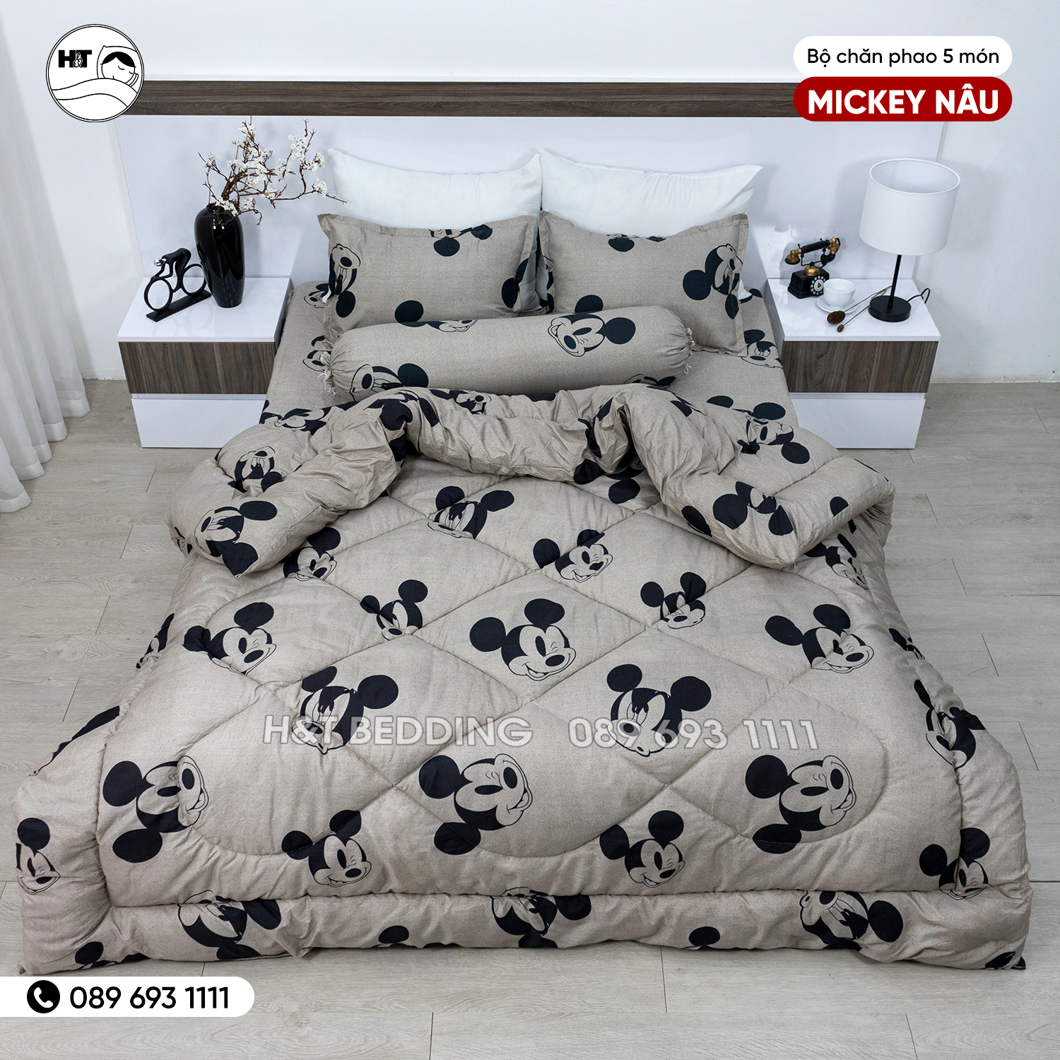 (chọn bộ set 5 món chăn phao ga gối poly cotton , chăn bông như hình mẫu thỏ cam caro, mền phao 4 mùa