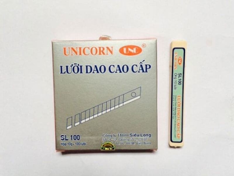 2 tép lưỡi dao nhỏ UNC màu hồng (Thái Lan)
