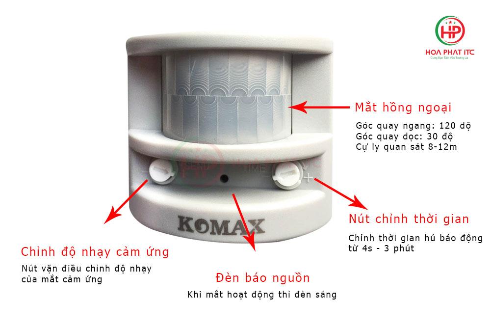Báo động hồng ngoại Komax PG-113