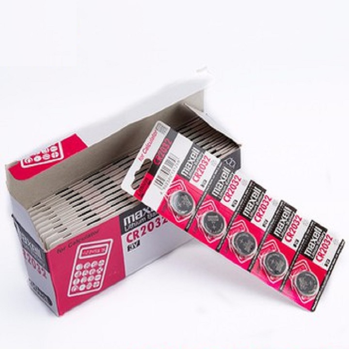 PIN MAXCELL CR 2032 - VĨ 5 CỤC - CBS143