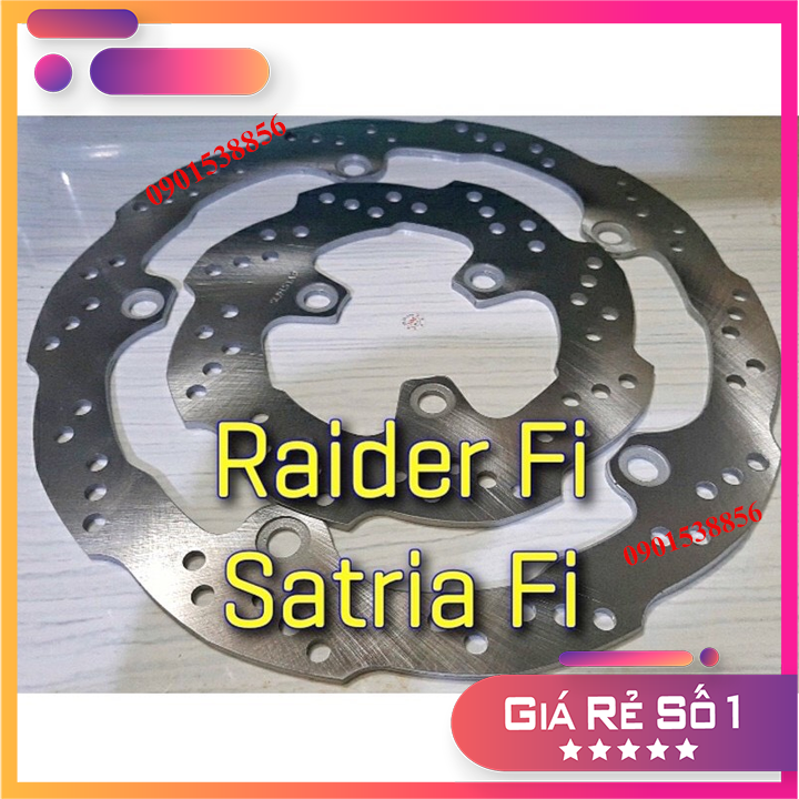 Đĩa thắng trước và sau xe raider fi / satria fi / gsx r150 / gsx s150 / bandit 150