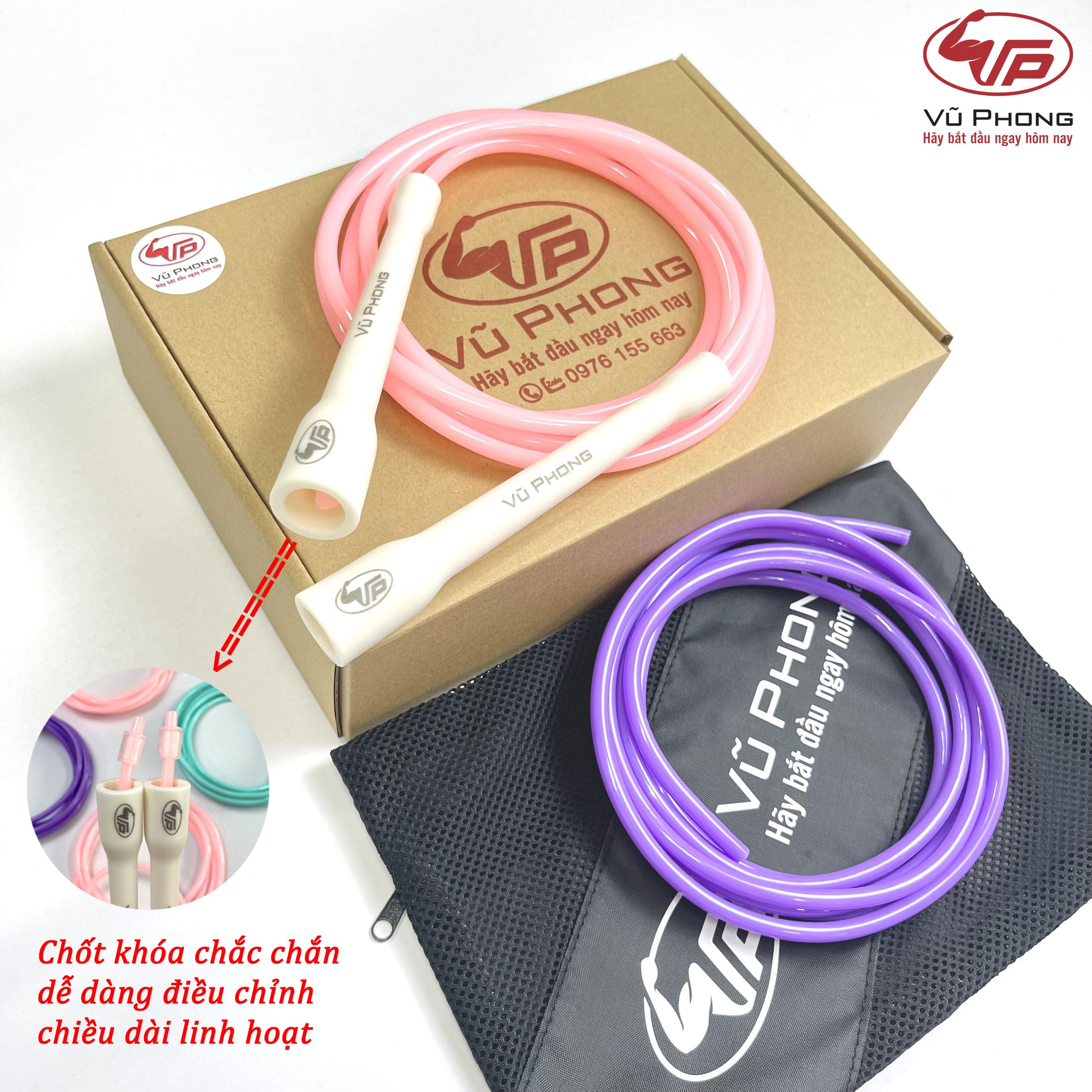 Dây Nhảy Tốc Độ Vũ Phong - Chất Liệu PVC Cao Cấp