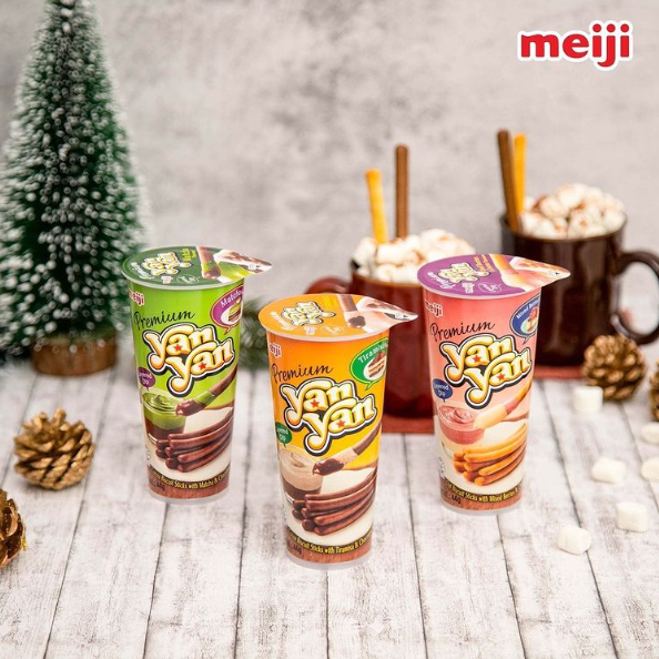 Bánh que chấm kem Yan Yan Meiji 44gr
