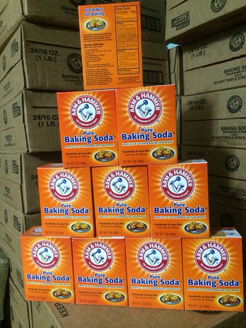 Bột baking soda hộp cam 454g
