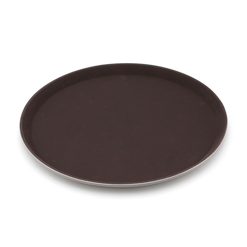 Khay tròn phục vụ đồ ăn thức uống chống trượt 35cm