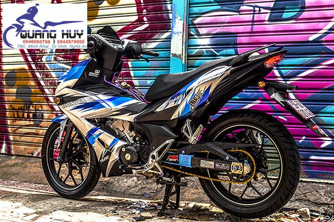Tem Trùm WInner X Xanh Bạc,Team Decal WinnerX
