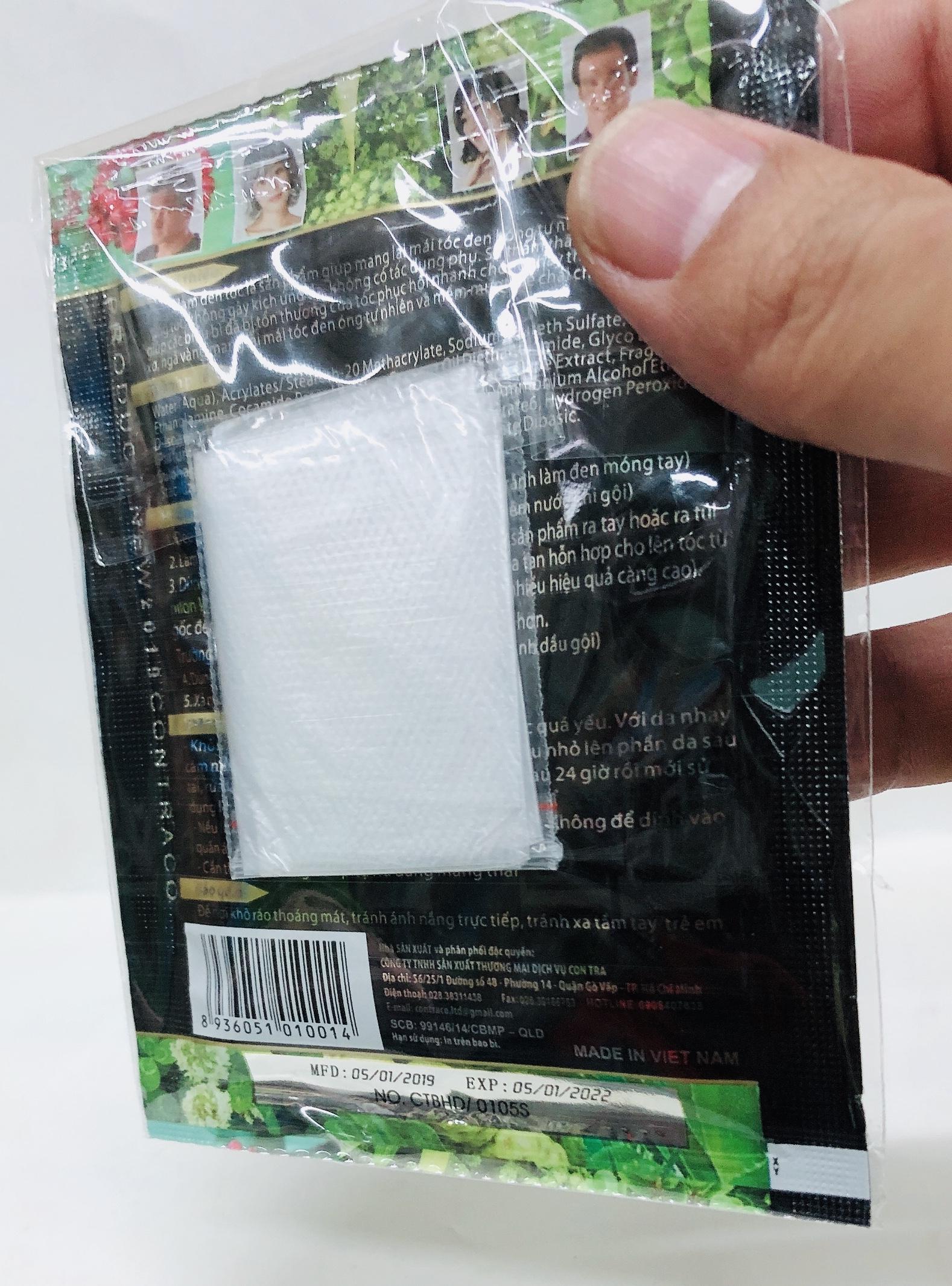 black hair dye matrix