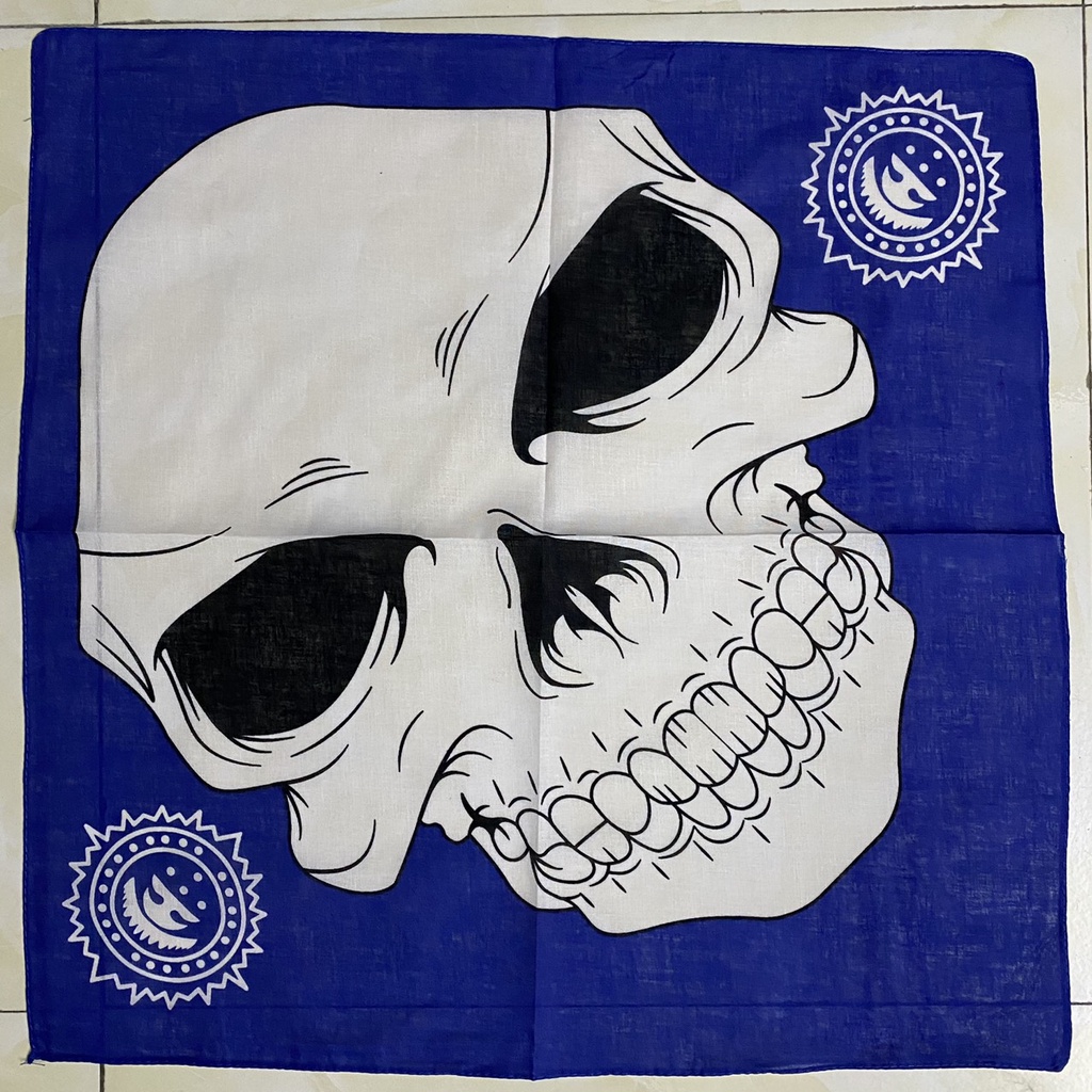 Khăn BANDANA SKULL - Bandana Đầu Lâu Ngọn Lửa