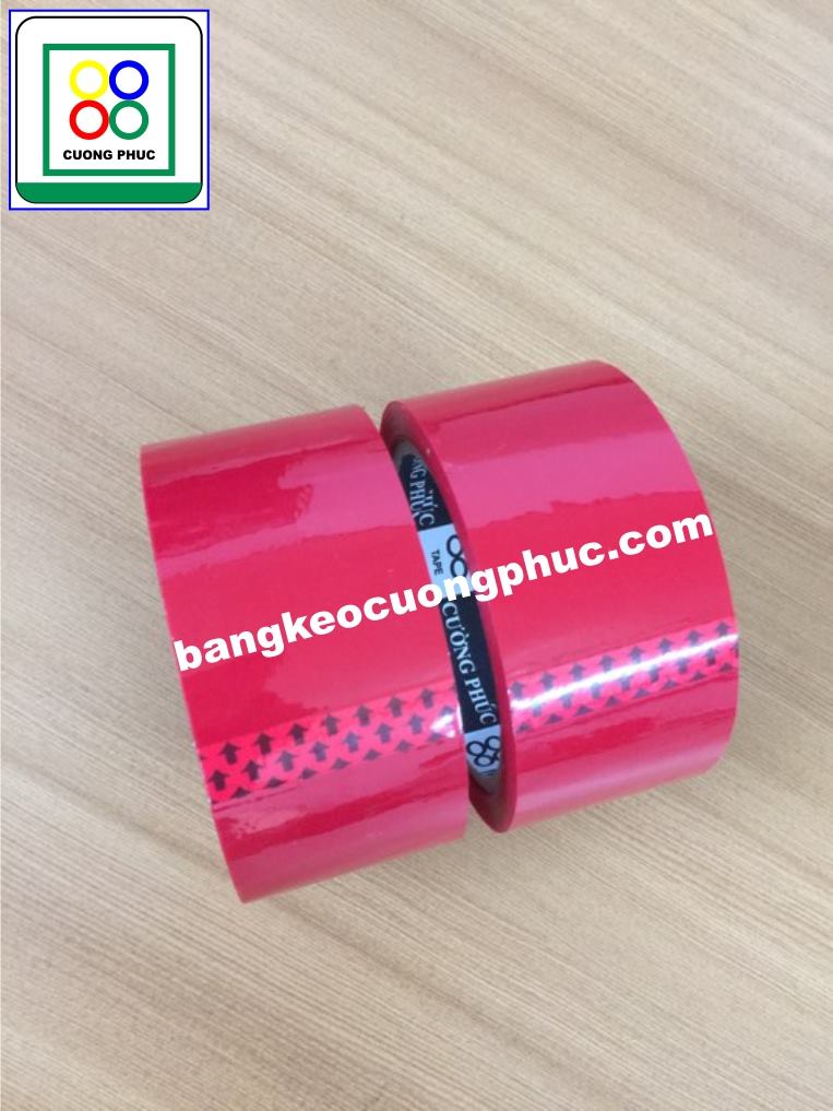BĂNG KEO MÀU ĐỎ - ĐỎ MAY MẮN - 1 CÂY 6 CUỘN