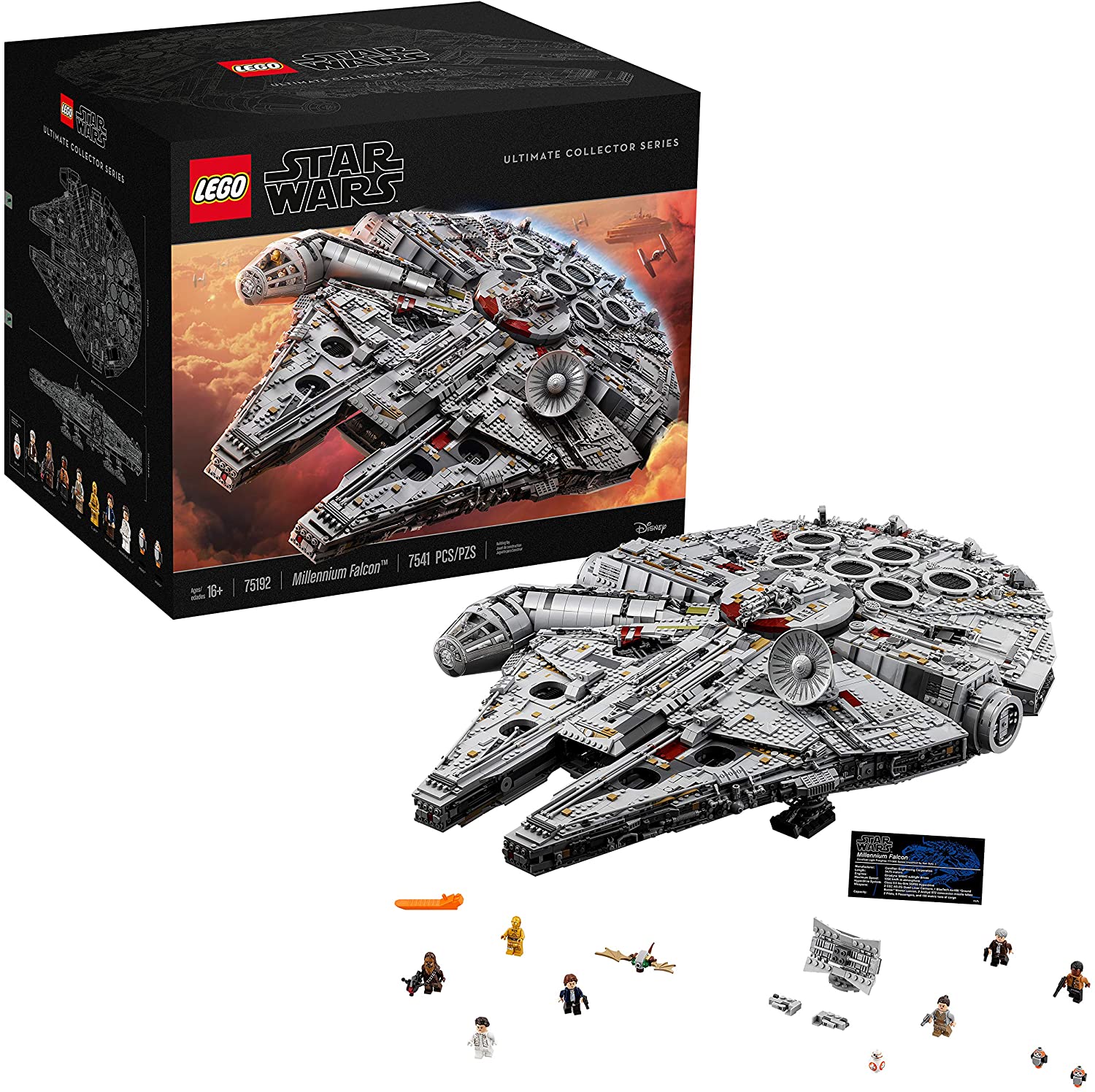 Bộ đồ chơi LEGO Star Wars Ultimate Millennium Falcon 75192 Expert