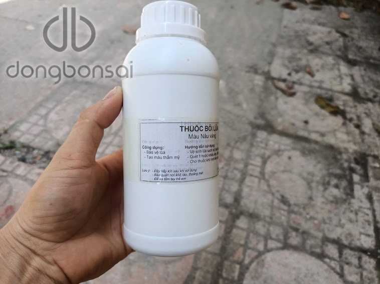 Bôi lũa bonsai màu nâu vàng 500ml