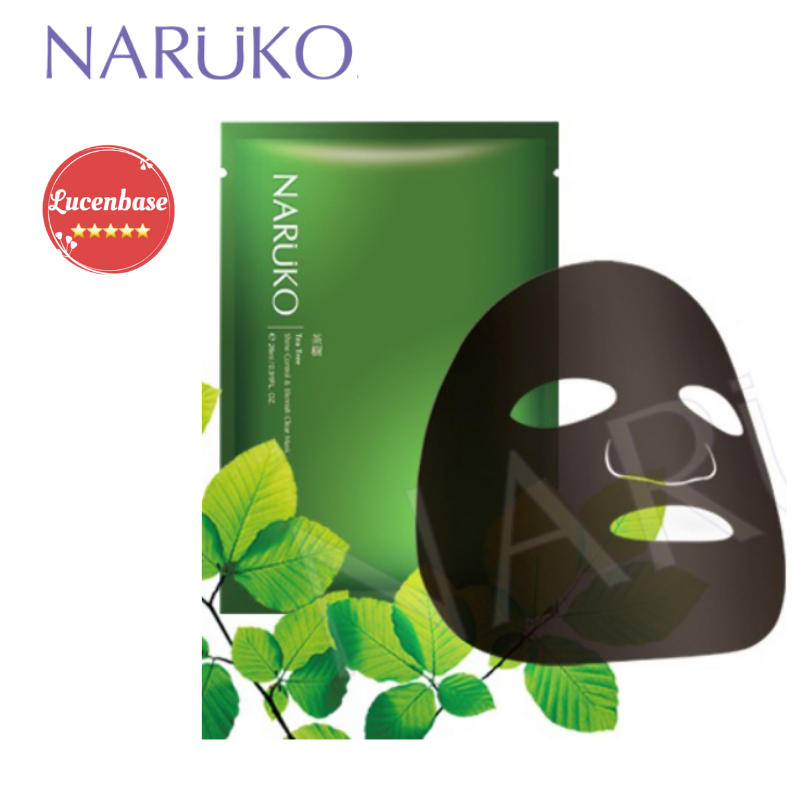 mặt nạ Naruko chính hãng, miếng lẻ tràm trà giảm mụn 20ml cao cấp