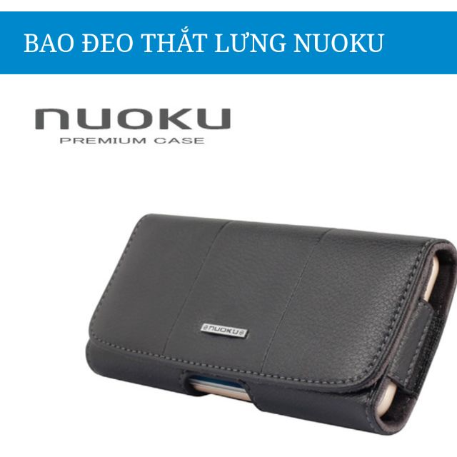 Bao Da Đeo Thắt Lưng Cho Galaxy Note 10 Plus, Note 20, Note 20 Ultra, S21 Plus, S21 Ultra, S20 Plus, S20 Ultra, S10 Plus Hiệu Nuoku
