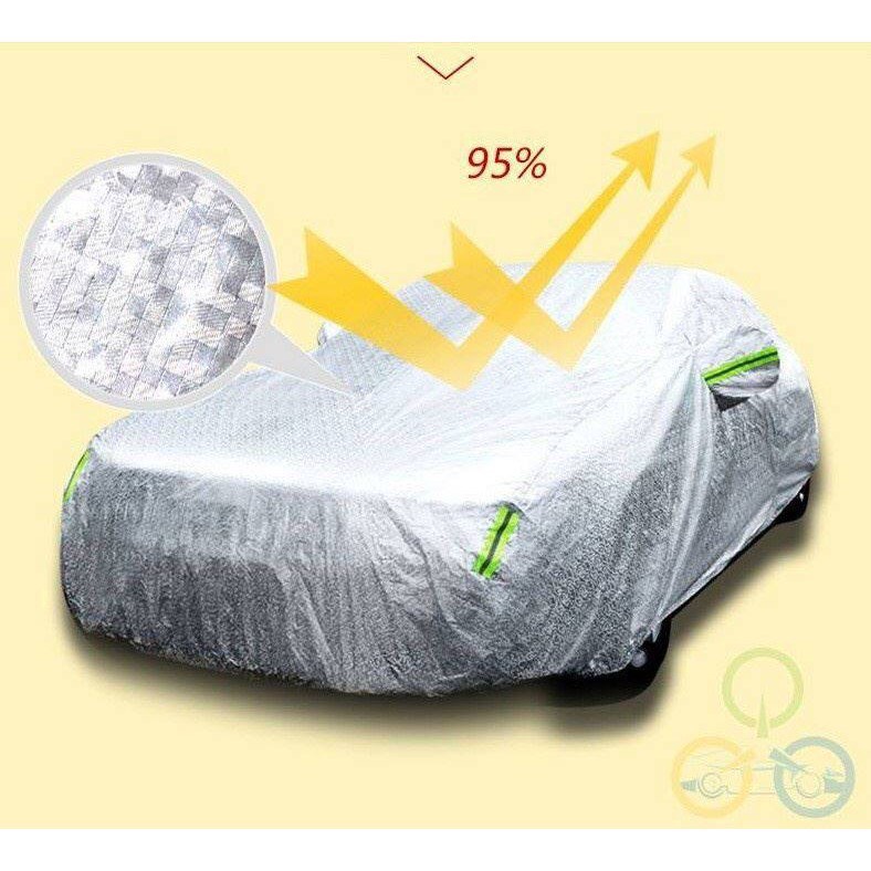 [Mã LIFEAU giảm 10% đơn 200k] Bạt che phủ xe Huyndai Creta cao cấp ( bạt 3 lớp Tráng Nhôm, chống xước)