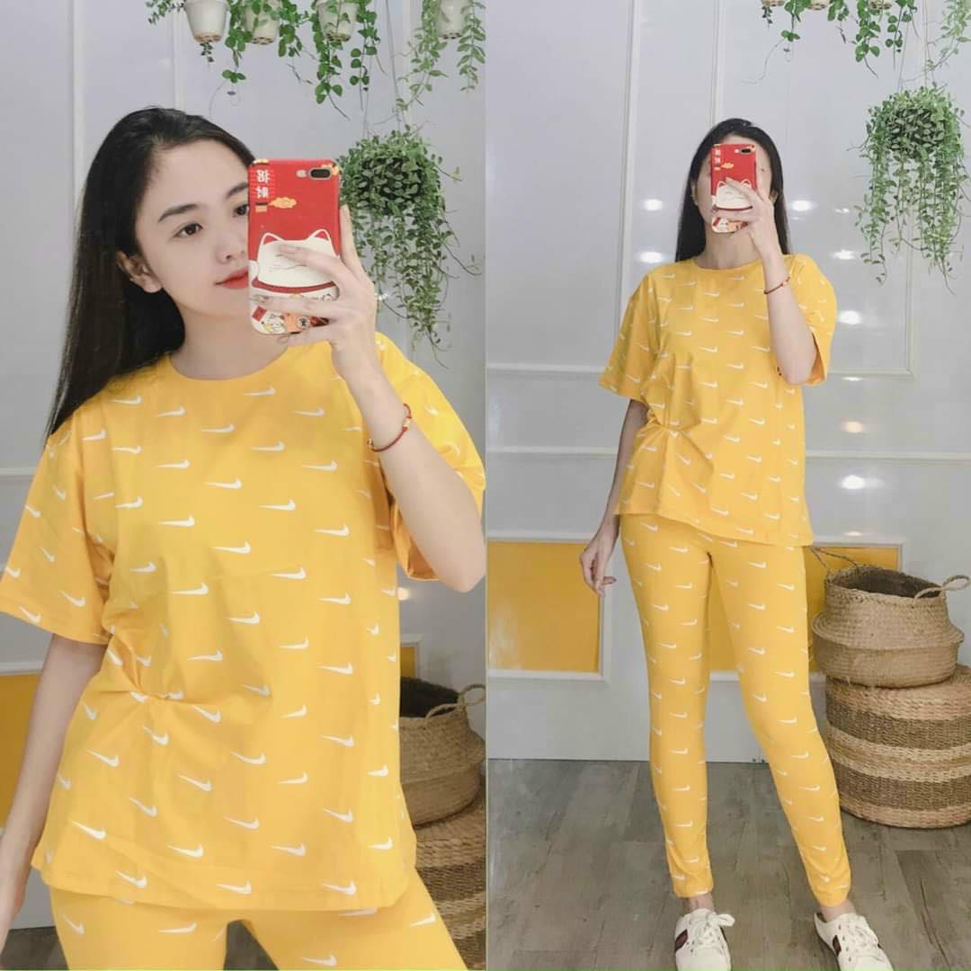 BỘ COTTON ÁO TAY NGẮN QUẦN DÀI