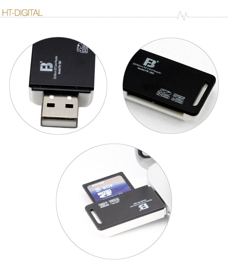 Đầu Đọc Thẻ Nhớ Đa Năng FB-360 Cho Micro SD SDHC TF