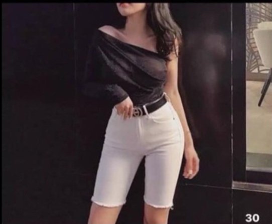 Quần Jeans Ngố thời thang nữ