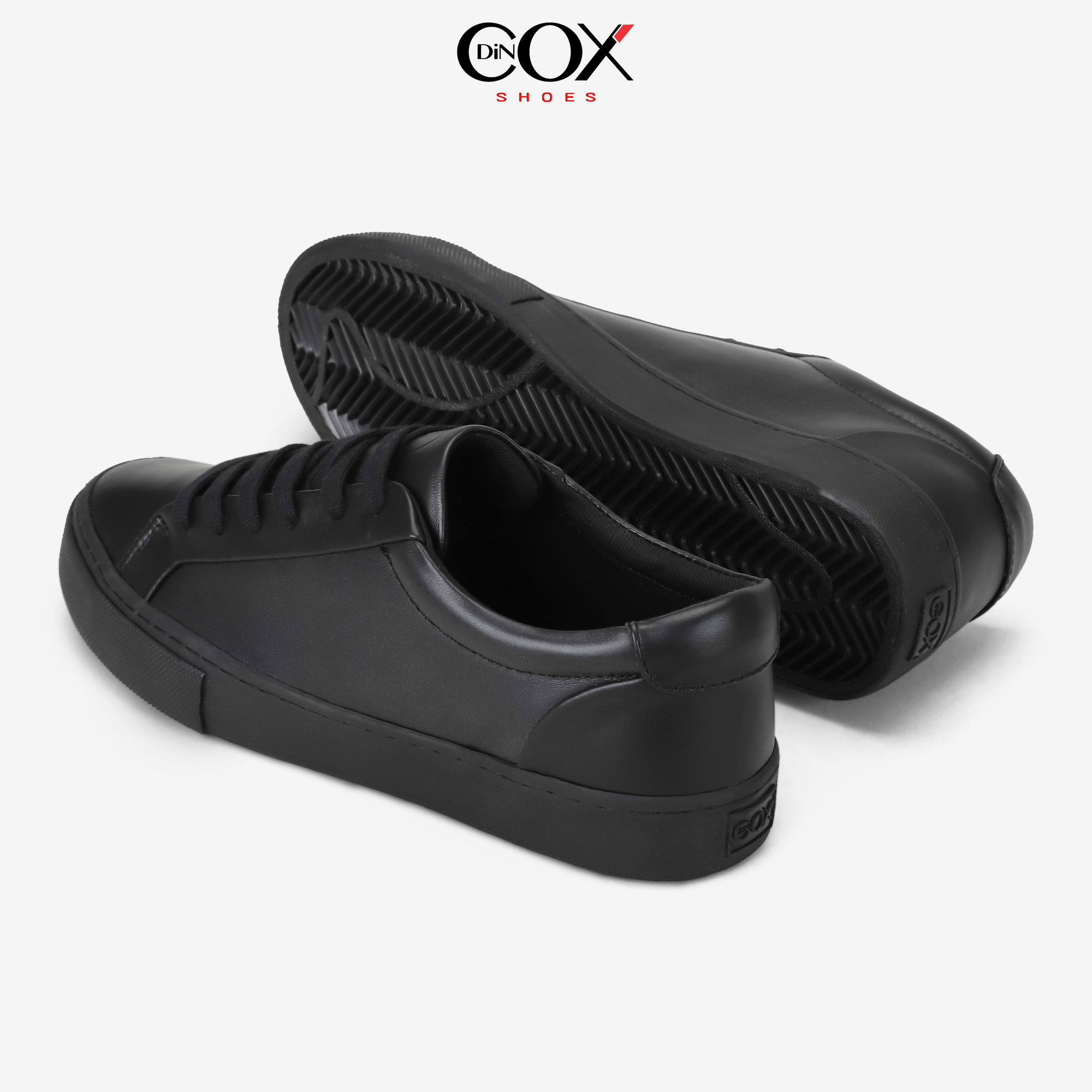 Giày Sneaker Da Unisex DINCOX-D20 BLACK