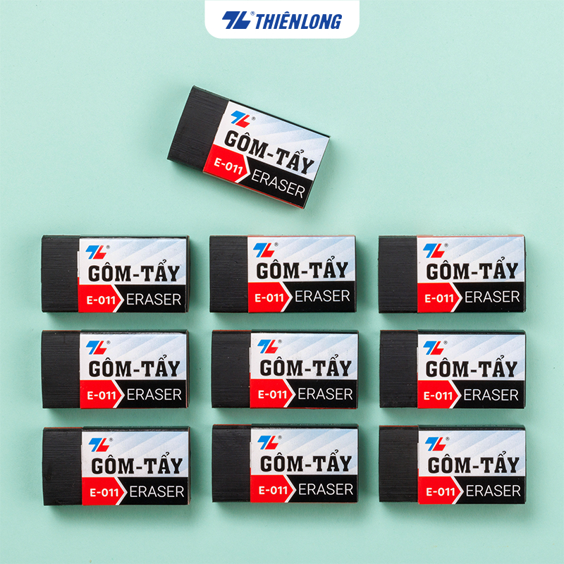 Gôm tẩy chì 2b thiên long e-011 siêu mềm và siêu dẻo